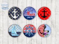 Motiv-Cabochons 1855 25mm (6 Stk)